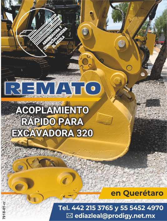 Quick coupler for CAT 320 excavator for sale. Queretaro.