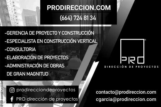 Project and Construction Management, Specialists in Vertical Construction, Consulting, Project Development, Administration of large-scale works, PRO Project Management. Project and Construction Management, Specialists in Vertical Construction, Consulting, Project Development, Administration of large-scale works, PRO Project Management.